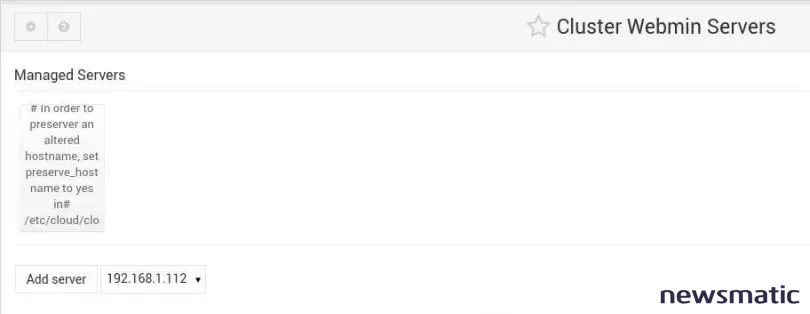 Cómo agrupar servidores Webmin para administrar tus servidores Linux de manera más eficiente - Redes | Imagen 4 Newsmatic