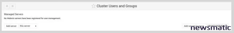 Cómo agrupar servidores Webmin para administrar tus servidores Linux de manera más eficiente - Redes | Imagen 5 Newsmatic