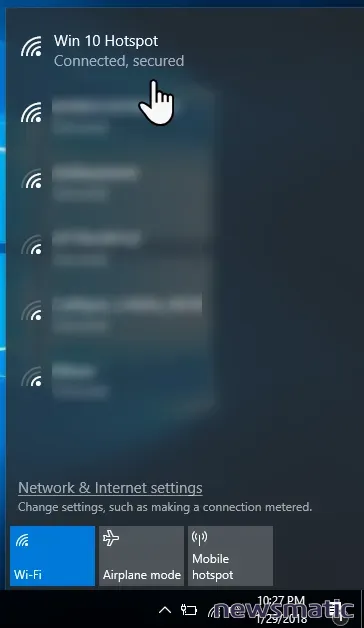 Cómo convertir tu sistema Windows 10 en un hotspot móvil - Software | Imagen 3 Newsmatic