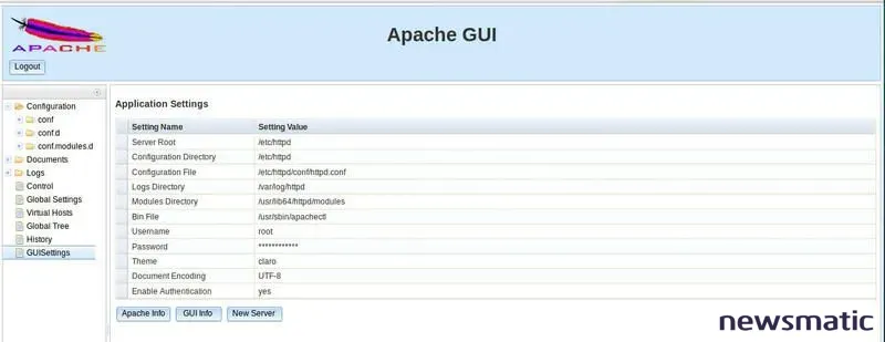 Cómo instalar y configurar ApacheGUI para gestionar tu servidor web de manera más fácil - Redes | Imagen 3 Newsmatic