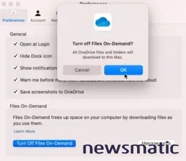 Cómo configurar y personalizar OneDrive en un Mac - Nube | Imagen 6 Newsmatic