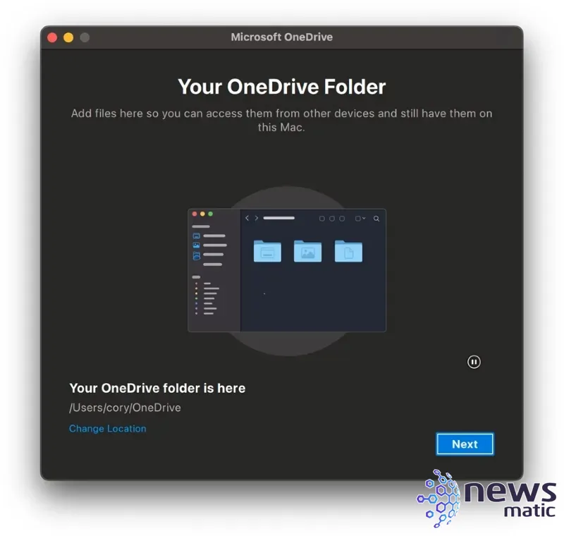 Cómo configurar OneDrive en Mac: Guía paso a paso para colaborar y almacenar documentos en la nube - Nube | Imagen 3 Newsmatic