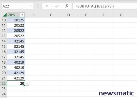 Cómo usar la función COUNTIF en Excel para contar valores específicos - Software | Imagen 9 Newsmatic