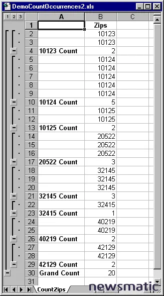 Cómo contar elementos en una lista de Excel utilizando la función Subtotales - Software | Imagen 2 Newsmatic