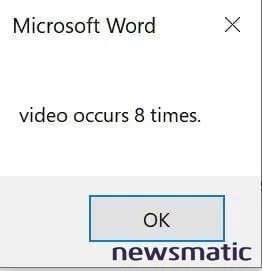 Cómo contar el número de veces que una palabra o frase aparece en un documento de Microsoft Word - Software | Imagen 2 Newsmatic
