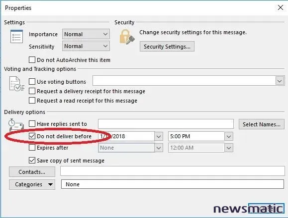Cómo retrasar el envío de correos electrónicos en Outlook - Software | Imagen 5 Newsmatic