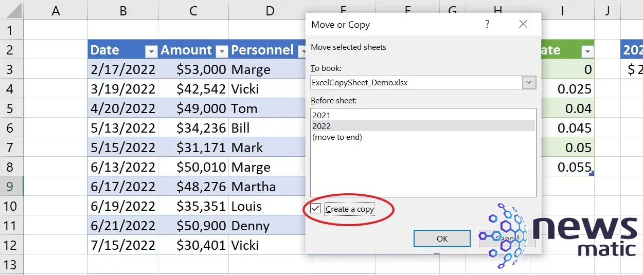 Cómo copiar una hoja de cálculo en Excel a otro libro de trabajo - Software | Imagen 2 Newsmatic