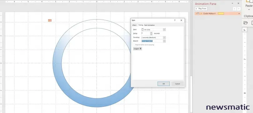 Cómo hacer que un círculo gire en PowerPoint - Software | Imagen 2 Newsmatic