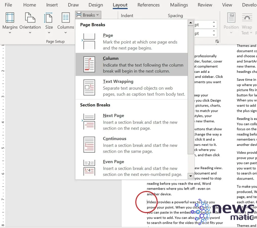 Cómo crear columnas de periódico en Microsoft Word: tutorial paso a paso - Software | Imagen 5 Newsmatic