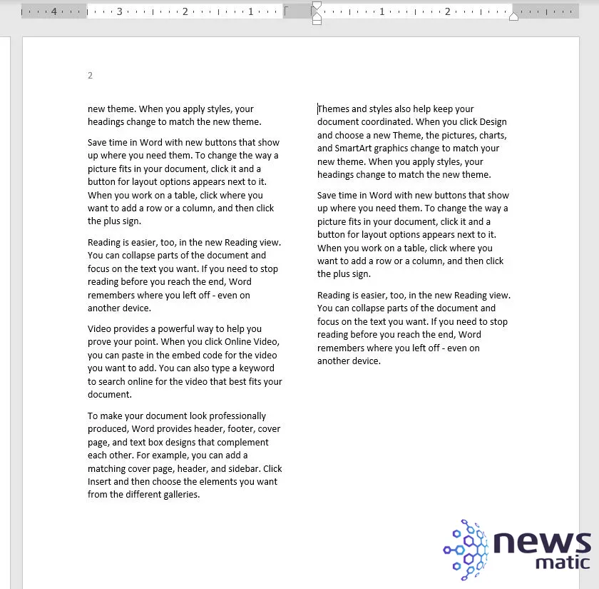 Cómo crear columnas de periódico en Microsoft Word: tutorial paso a paso - Software | Imagen 6 Newsmatic