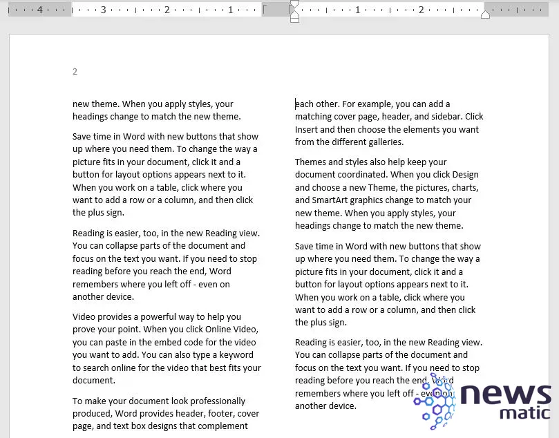 Cómo crear columnas de periódico en Microsoft Word: tutorial paso a paso - Software | Imagen 7 Newsmatic