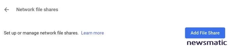 Cómo agregar una carpeta compartida de red en Chrome OS - Nube | Imagen 2 Newsmatic