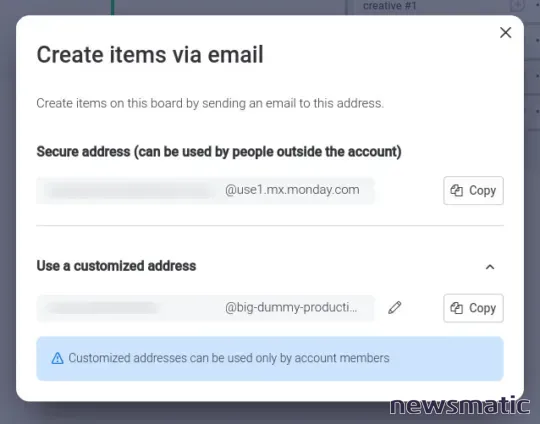 Cómo enviar tareas a Monday Work Management por correo electrónico - Software | Imagen 4 Newsmatic