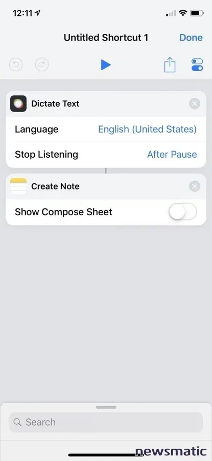 Cómo automatizar tareas en la app Notas de iOS con Shortcuts - Software | Imagen 2 Newsmatic