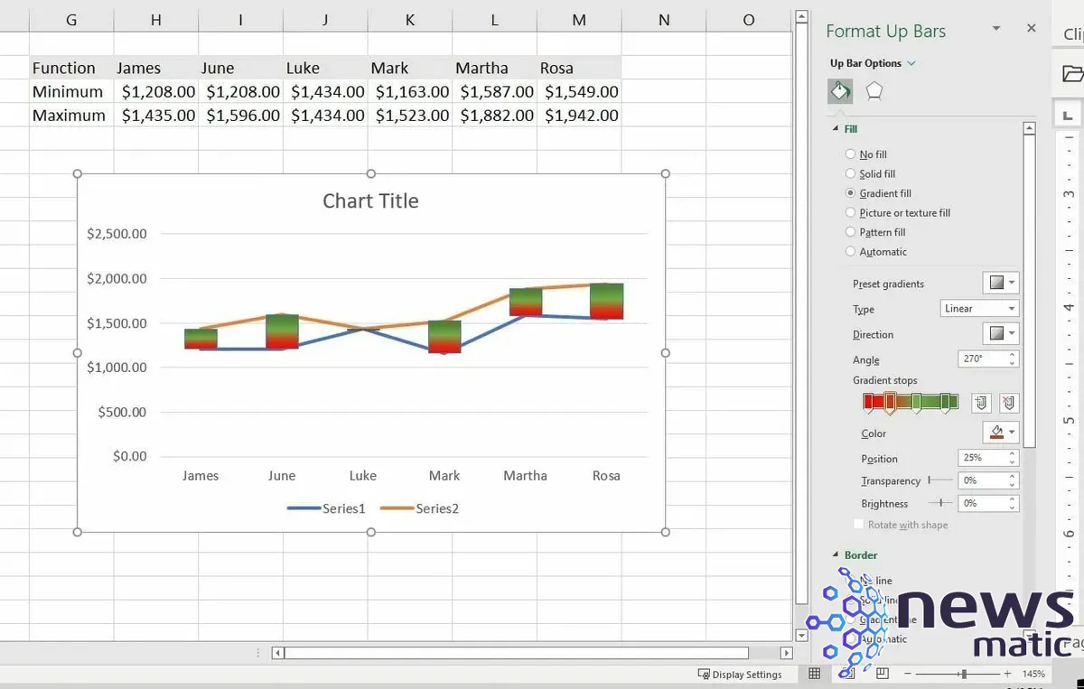 Cómo crear gráficos de barras flotantes en Microsoft Excel - Software | Imagen 5 Newsmatic