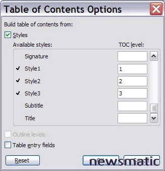 Cómo crear una tabla de contenido personalizada en Microsoft Word - Software | Imagen 2 Newsmatic