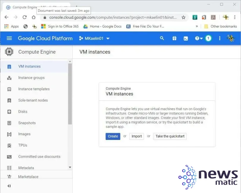 Cómo crear una máquina virtual en Google Cloud Platform - Nube | Imagen 2 Newsmatic