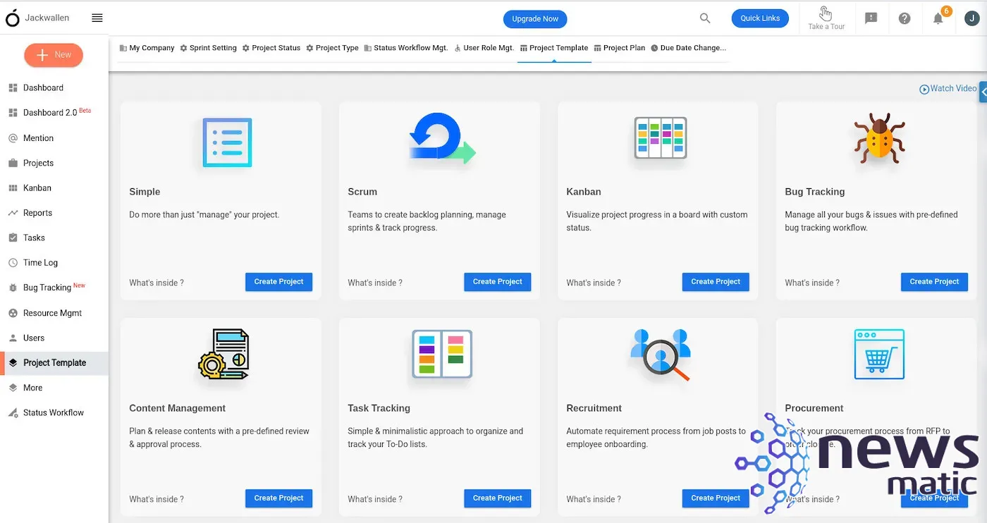 Cómo crear un plan de proyecto con Orangescrum - Software | Imagen 2 Newsmatic