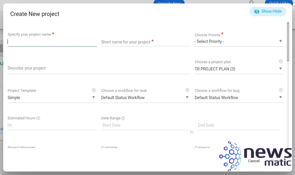 Cómo crear un plan de proyecto con Orangescrum - Software | Imagen 7 Newsmatic