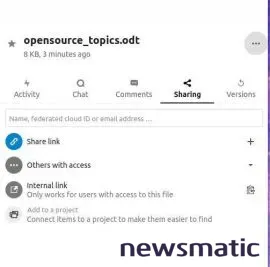 Cómo crear proyectos en Nextcloud: Guía paso a paso - Nube | Imagen 2 Newsmatic