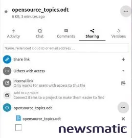 Cómo crear proyectos en Nextcloud: Guía paso a paso - Nube | Imagen 4 Newsmatic