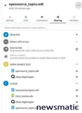 Cómo crear proyectos en Nextcloud: Guía paso a paso - Nube | Imagen 5 Newsmatic