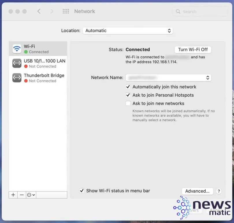 Cómo crear y configurar ubicaciones de red en macOS - Móvil | Imagen 1 Newsmatic