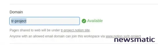 Cómo cambiar la URL de tu espacio de trabajo en Notion - Software | Imagen 4 Newsmatic