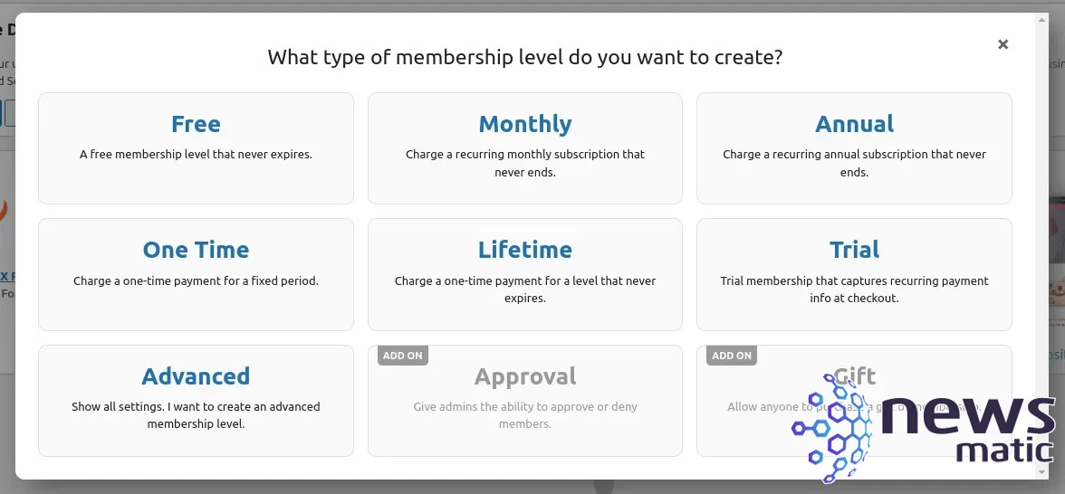 Cómo monetizar contenido en tu sitio de WordPress con Paid Membership Pro - Desarrollo | Imagen 6 Newsmatic