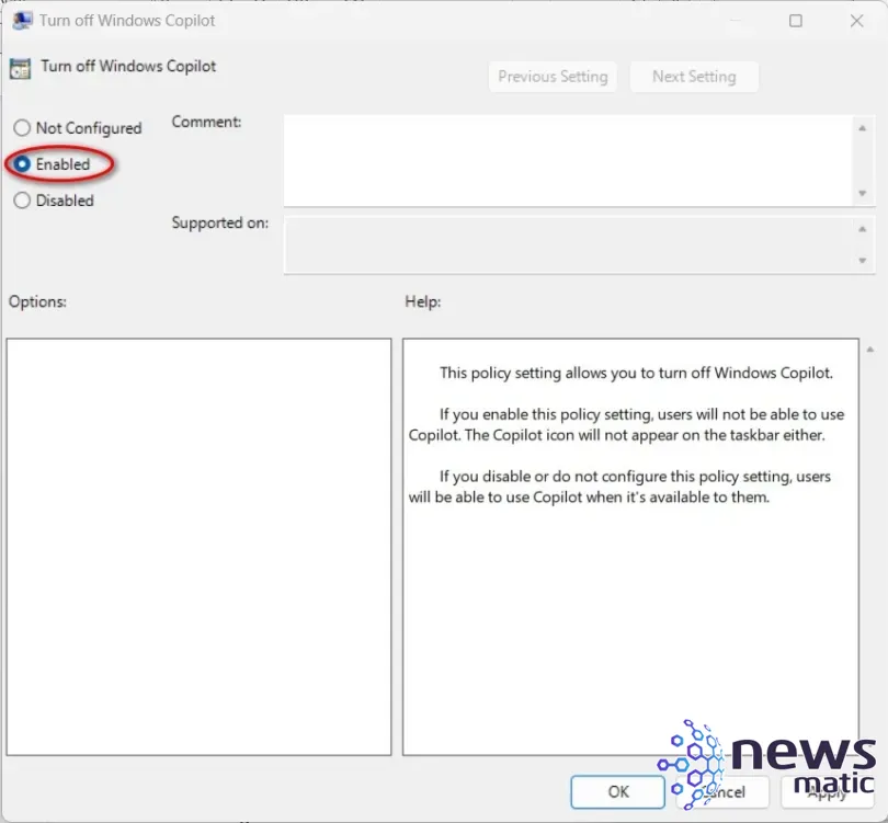 Cómo desactivar Windows Copilot en Windows 11 - Inteligencia artificial - | Imagen 7 Newsmatic