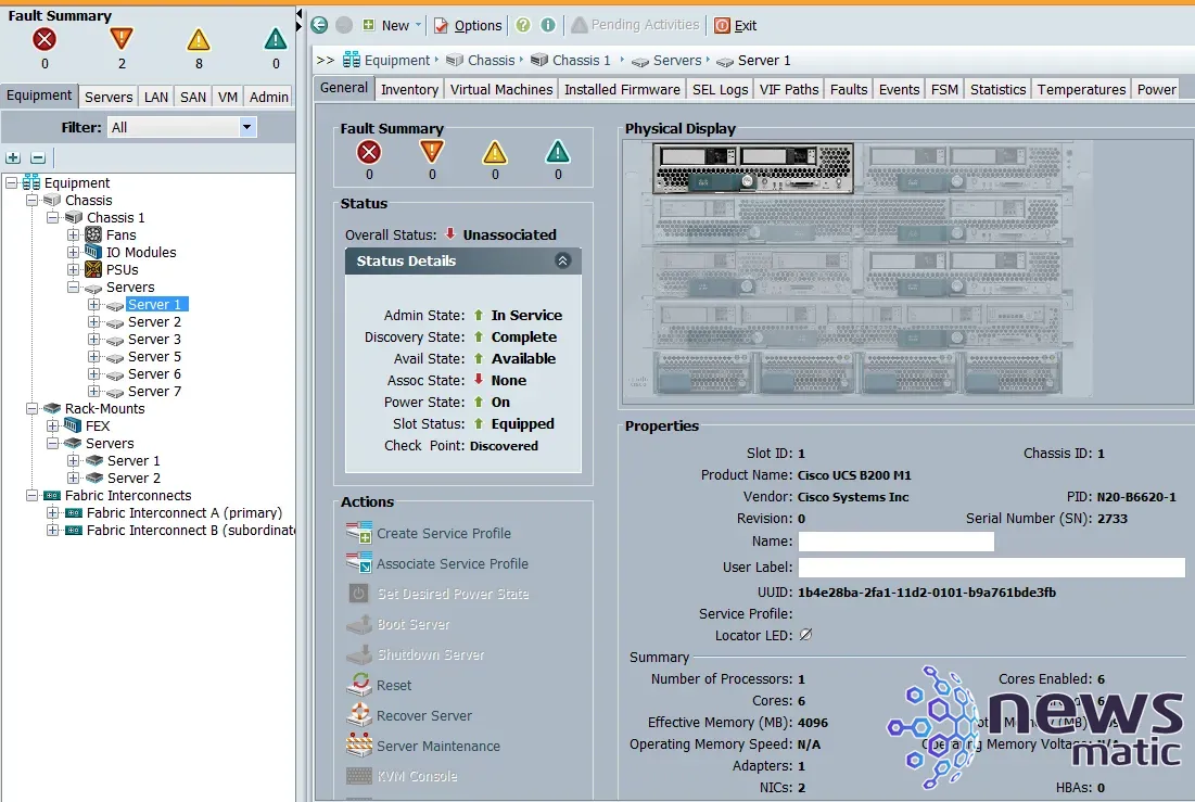 Descubre los secretos del intimidante UCS Manager de Cisco con esta guía básica - Centros de Datos | Imagen 3 Newsmatic