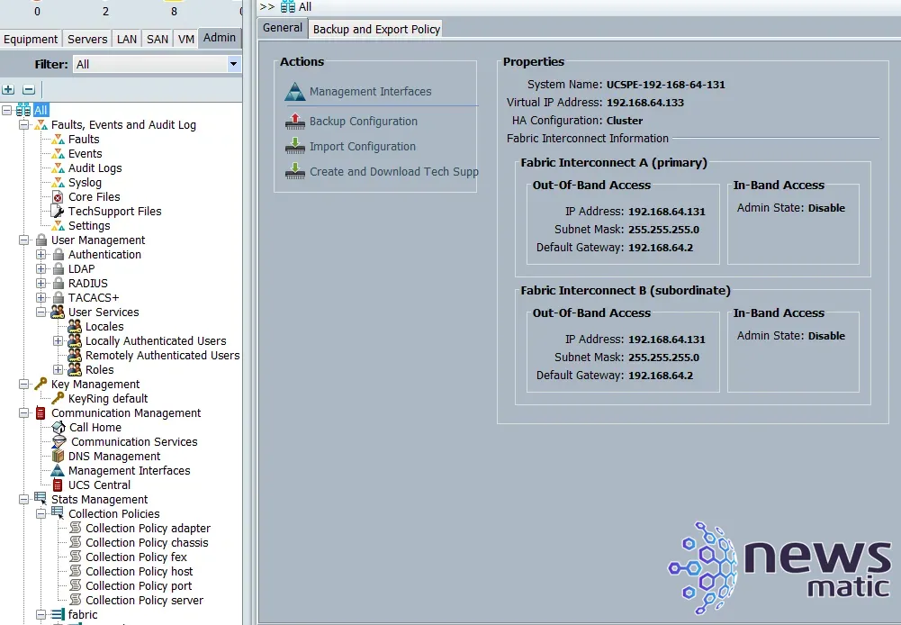 Descubre los secretos del intimidante UCS Manager de Cisco con esta guía básica - Centros de Datos | Imagen 7 Newsmatic