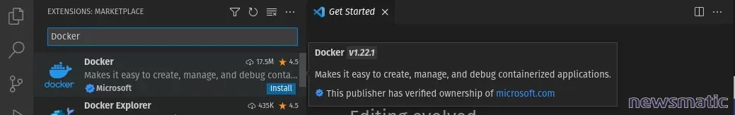 Cómo instalar y usar Docker en VS Code: Guía paso a paso - Desarrollo | Imagen 2 Newsmatic