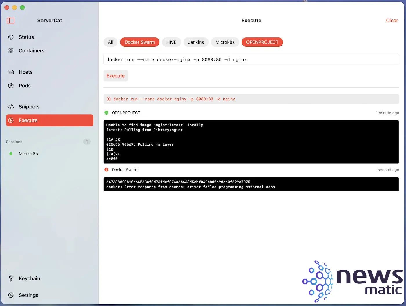 Cómo realizar despliegues de contenedores Docker en múltiples servidores con ServerCat - Nube | Imagen 5 Newsmatic