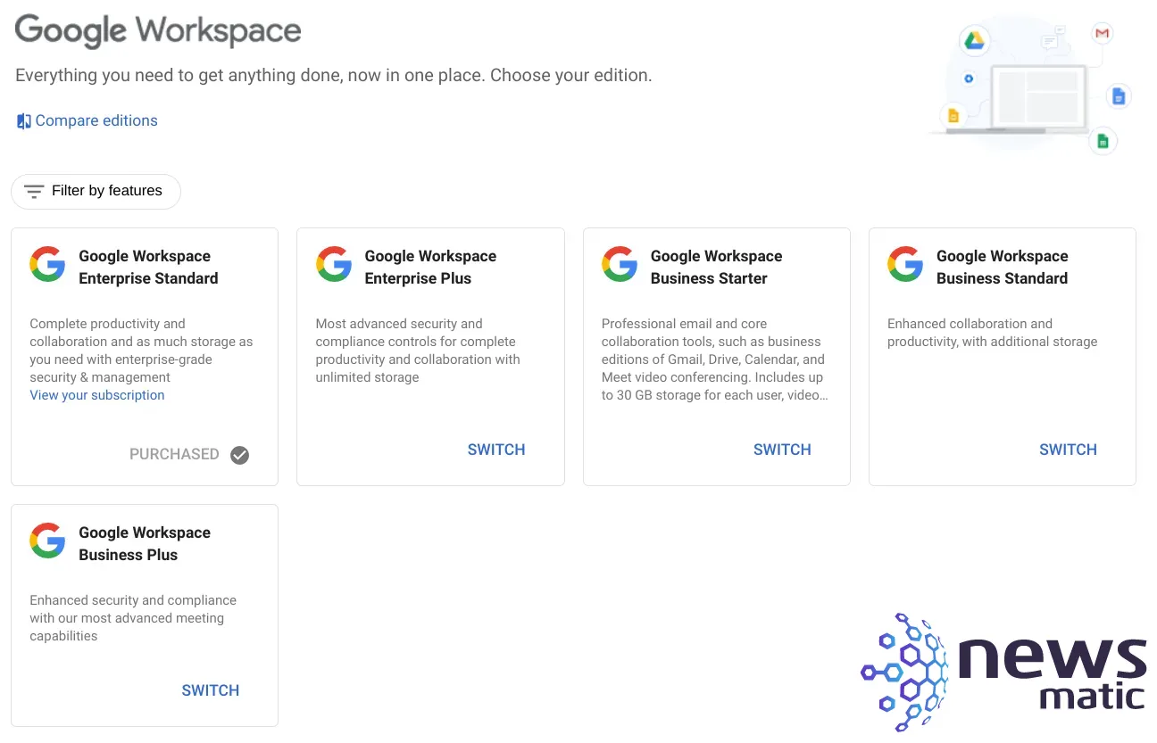 Google Workspace: Cambios de precios y planes para 2023 - Software | Imagen 4 Newsmatic