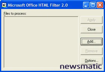 Libera tus archivos HTML de desorden con el Filtro HTML Office 2000 para Microsoft Word - Software | Imagen 3 Newsmatic