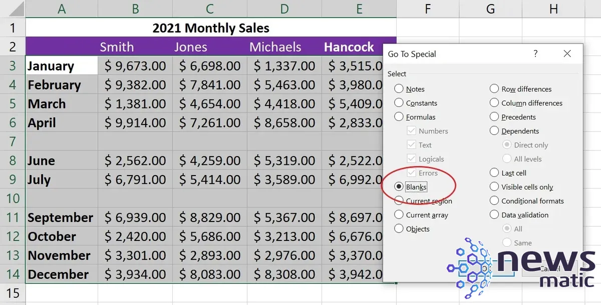 Cómo eliminar filas en blanco en Excel sin destruir datos (tutorial) - Software | Imagen 2 Newsmatic