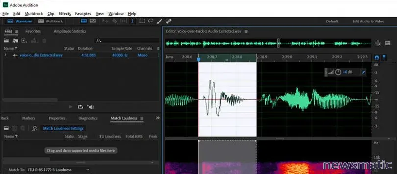 Cómo corregir los plosivos en el audio usando Adobe Audition - Software | Imagen 2 Newsmatic