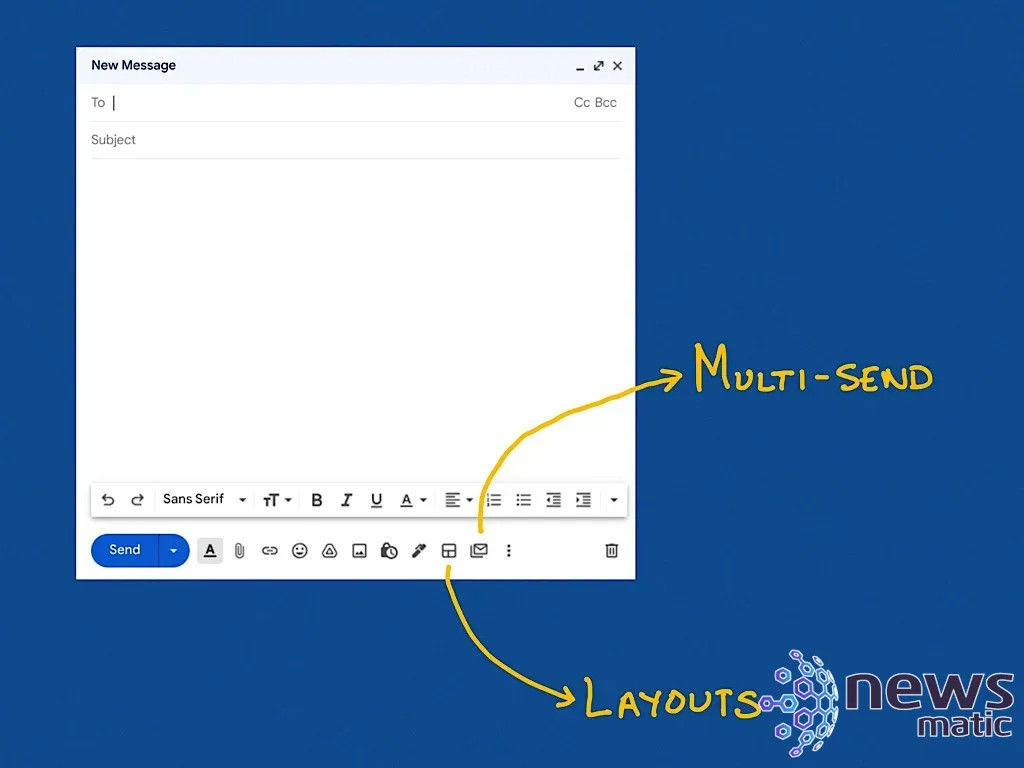 Cómo enviar correos masivos con Gmail: características de diseño y envío múltiple - Software | Imagen 1 Newsmatic