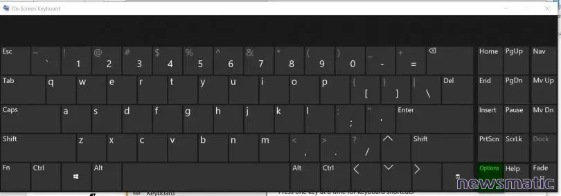 Cómo activar y usar el teclado virtual en pantalla de Windows 10 - Software | Imagen 1 Newsmatic