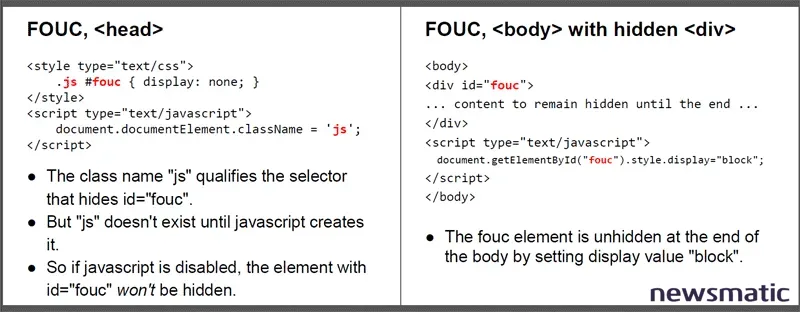 Cómo evitar el Flash de Contenido sin Estilo (FOUC) en tu sitio web - Desarrollo | Imagen 1 Newsmatic