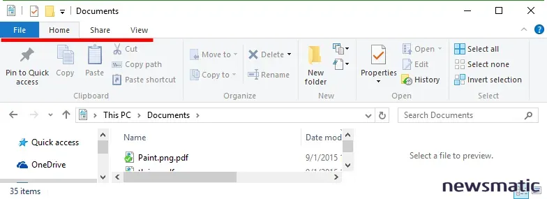 Explora las bondades de la barra de herramientas Ribbon en el Explorador de archivos de Windows 10 - Software | Imagen 1 Newsmatic