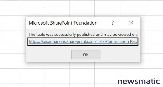 Cómo exportar una tabla de Excel a una lista de SharePoint - Software | Imagen 5 Newsmatic