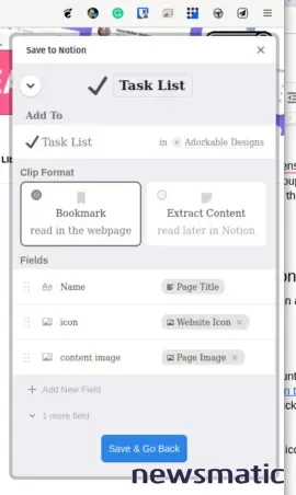 Cómo instalar y usar la extensión Save To Notion en Firefox para guardar contenido web - Software | Imagen 4 Newsmatic