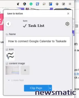 Cómo instalar y usar la extensión Save To Notion en Firefox para guardar contenido web - Software | Imagen 5 Newsmatic