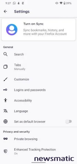Cómo sincronizar Firefox en tu dispositivo móvil y de escritorio - Móvil | Imagen 4 Newsmatic