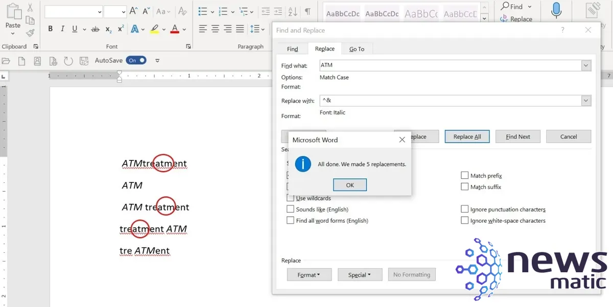 Cómo aplicar formato de itálicas a un texto específico en Microsoft Word - Software | Imagen 6 Newsmatic