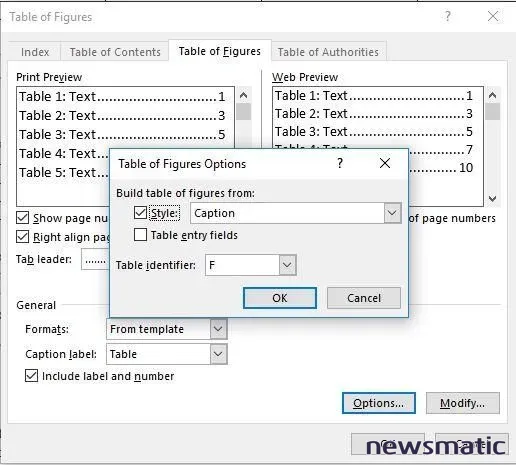 C&oacute;mo generar una lista de tablas en Word - Software | Imagen 4 Newsmatic