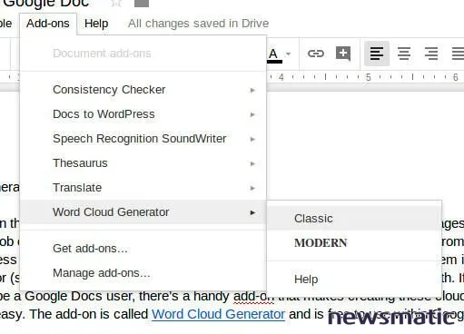 Cómo crear nubes de palabras en Google Docs: Generador de Nube de Palabras - Nube | Imagen 1 Newsmatic