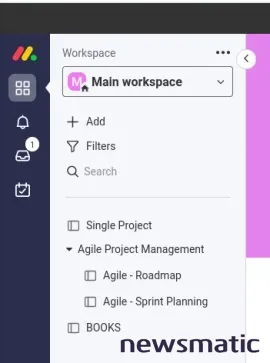 Cómo crear un espacio de trabajo en monday work management para la gestión de proyectos - Software | Imagen 3 Newsmatic